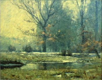Theodore Clement Steele : Creek in Winter